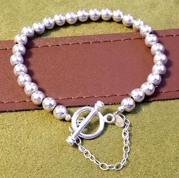 Silpada Sterling Silver Bead Bracelet - Picture 5 of 12